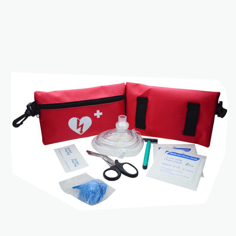 Kit premiers secours pour défibrillateur