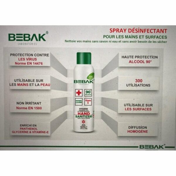 Spray Désinfectant Mains
